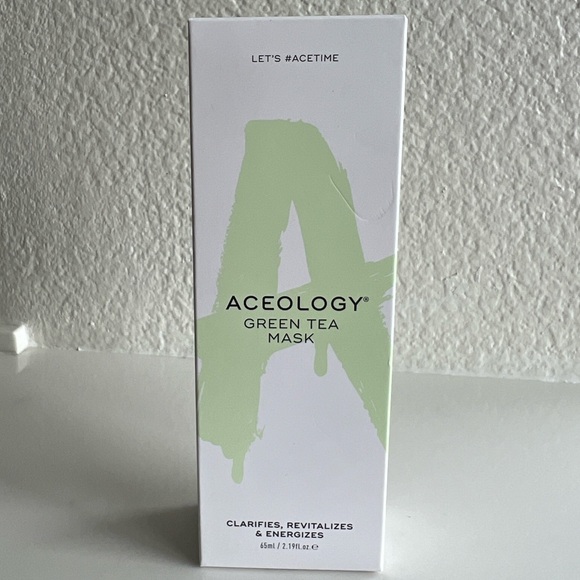 Aceology Green Tea Mask Full Size Sealed - Picture 3 of 7